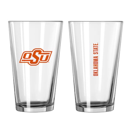 Logo Brands Oklahoma State 16oz Gameday Pint Glass 193-G16P-1